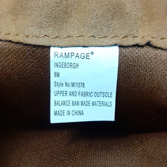 Western Style Fringe Boots Size 8 - Picture 5 of 5